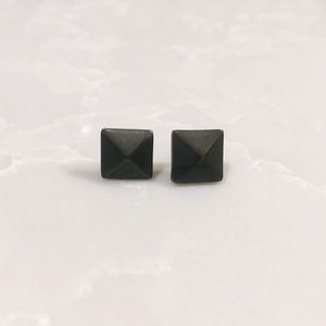 Pyramid Stud Earrings